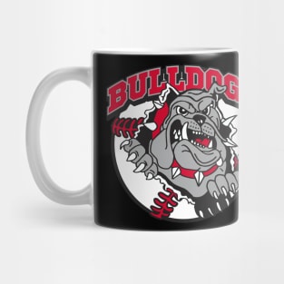 Bulldogs Baseball Design Mug